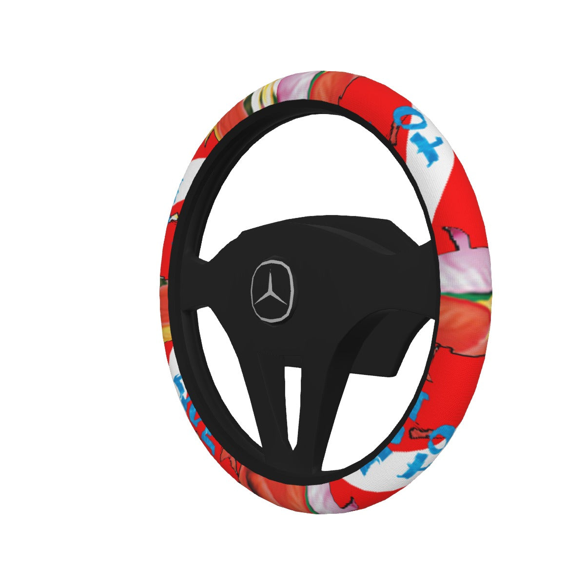Flowery Steering Wheel Cover