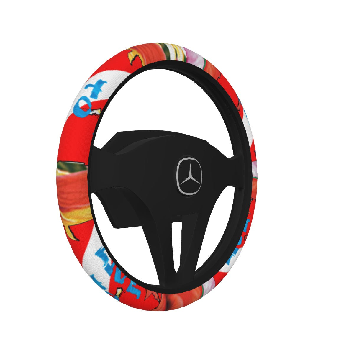 Flowery Steering Wheel Cover