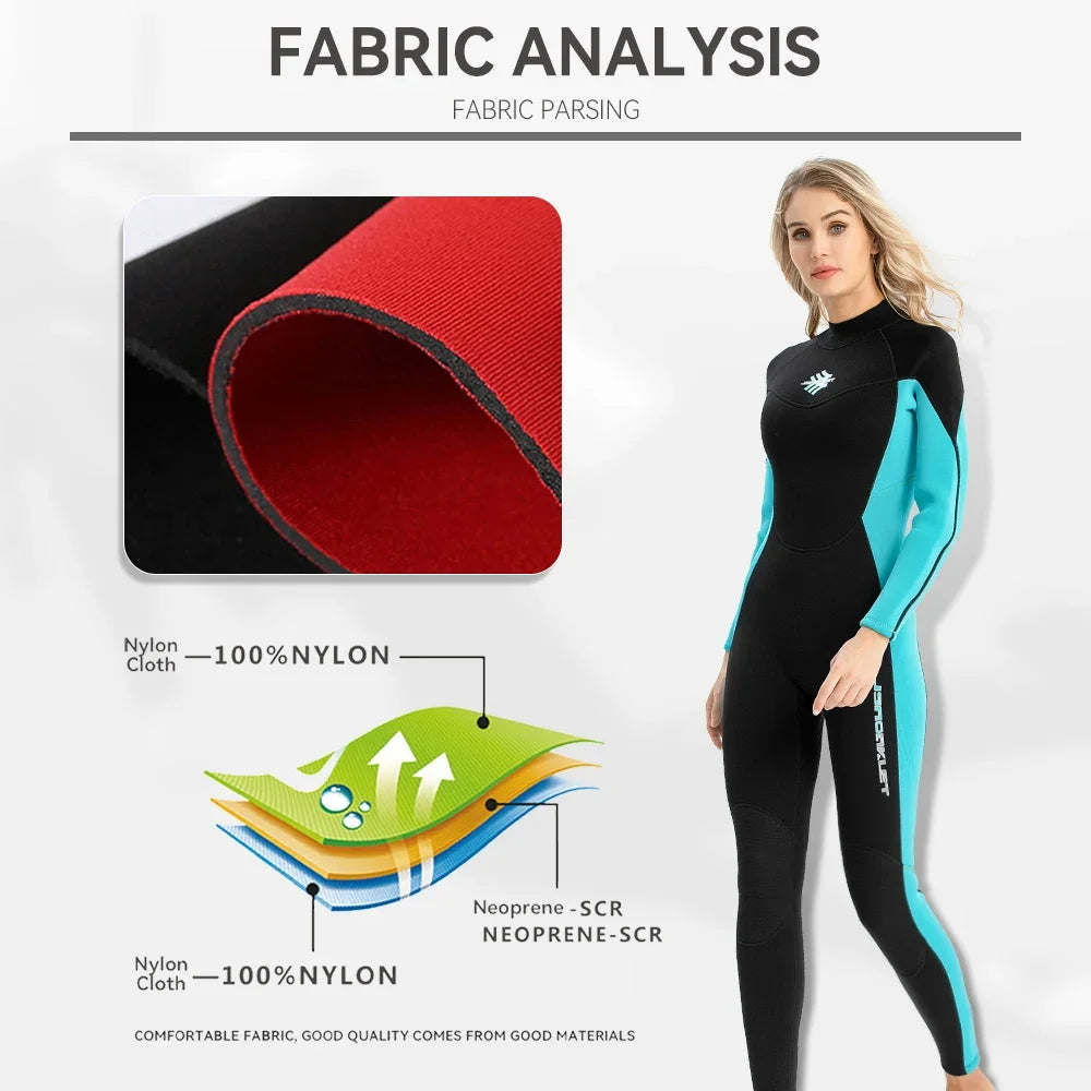 Women's 3mm Neoprene Wetsuit