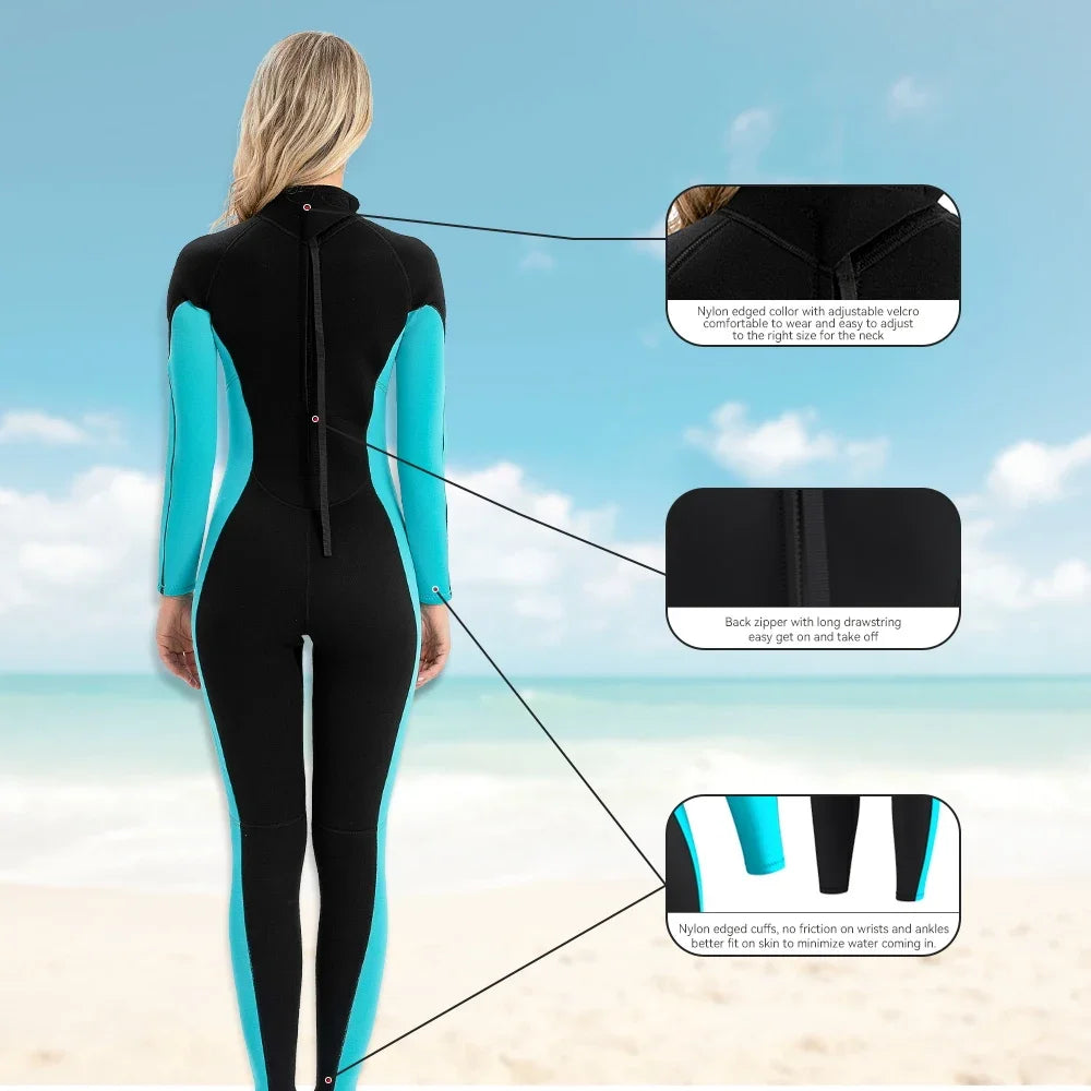 Women's 3mm Neoprene Wetsuit