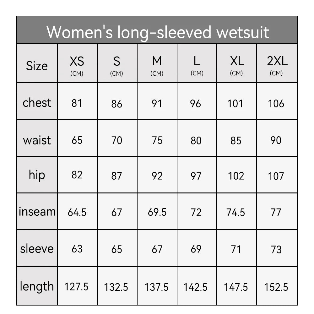 Women's 3mm Neoprene Wetsuit