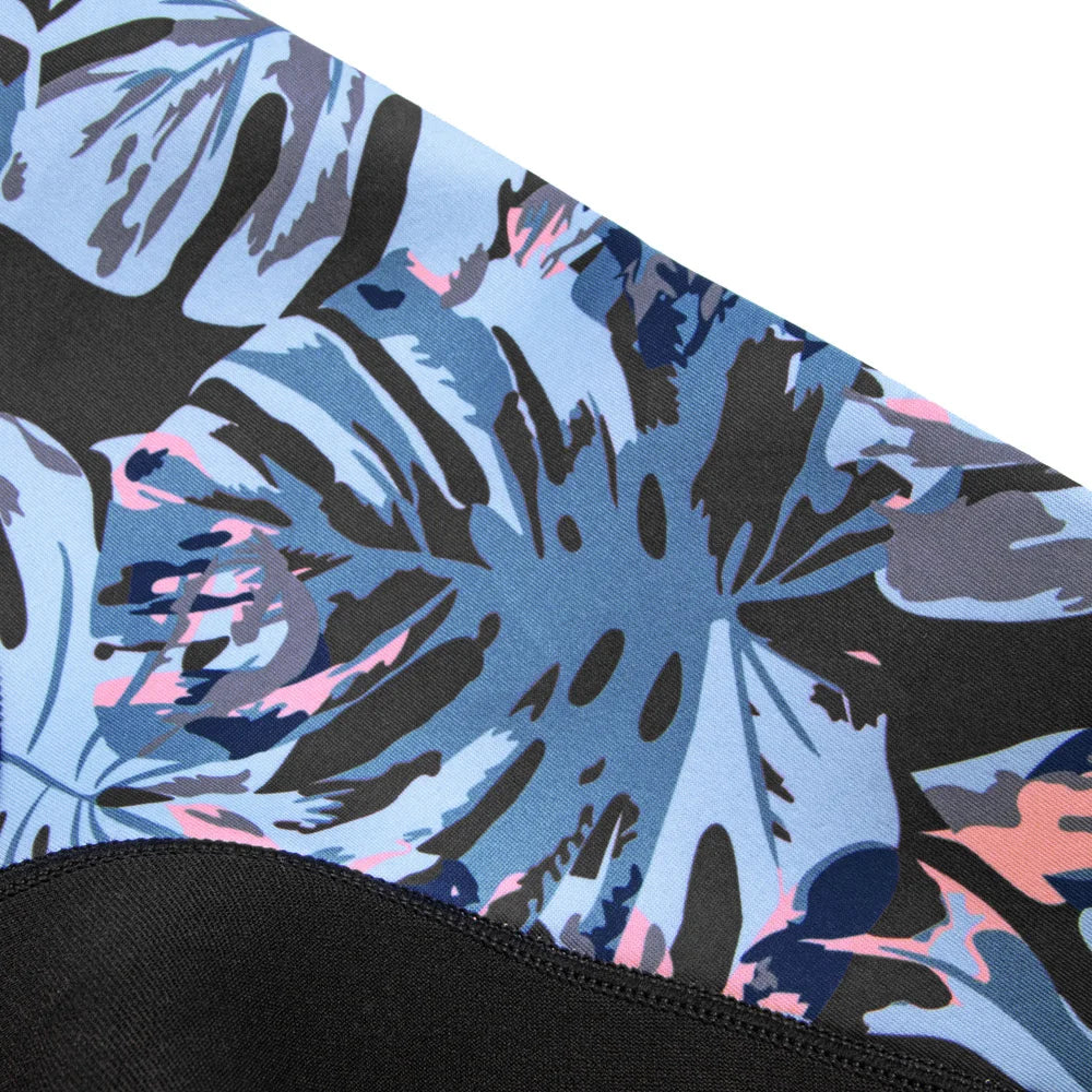 Women Wetsuit 3mm 1 Piece Floral Sleeves