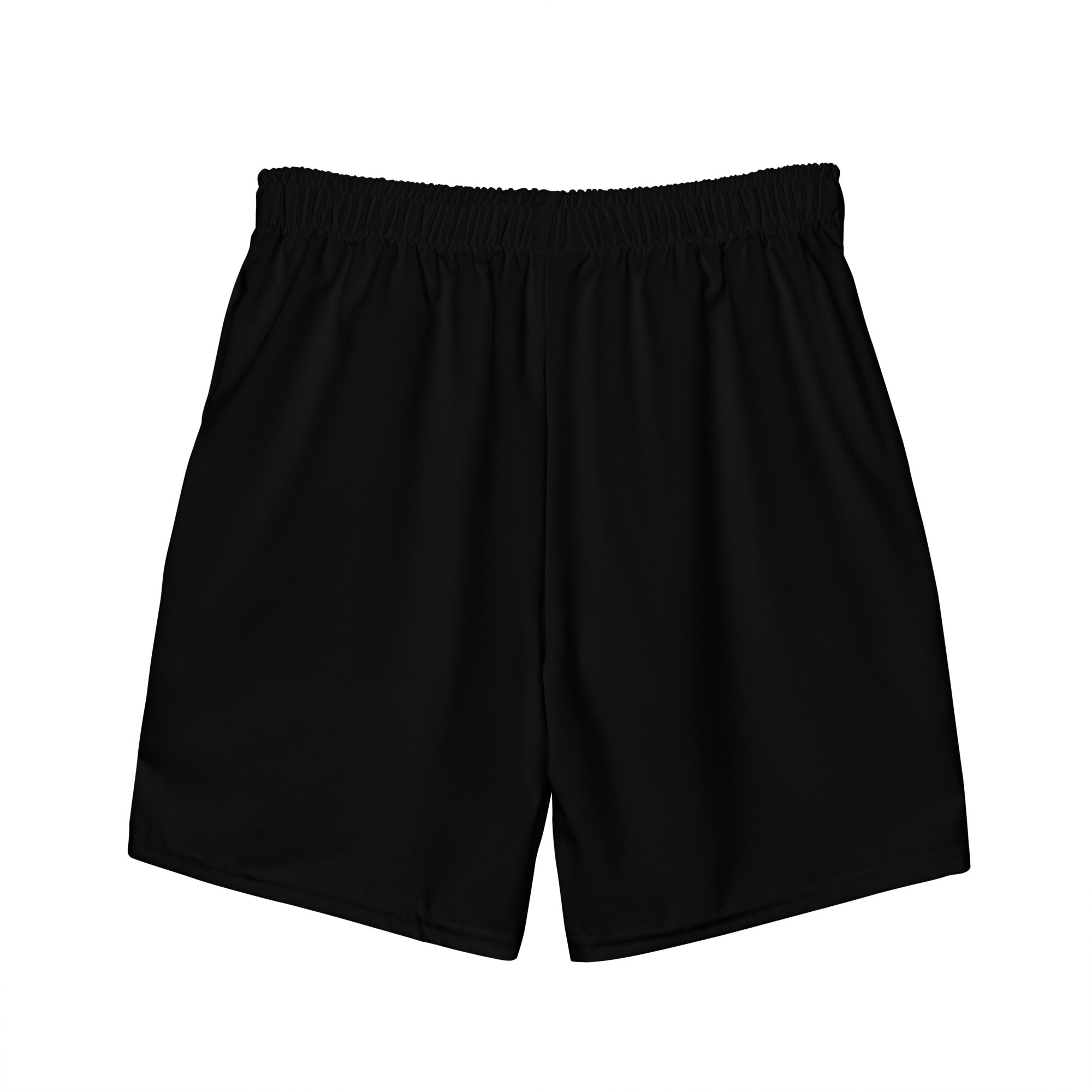 Men's swim trunks Black With Flag and Shark