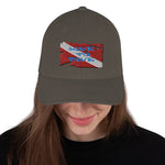 Fitted Hatt Dive Flag