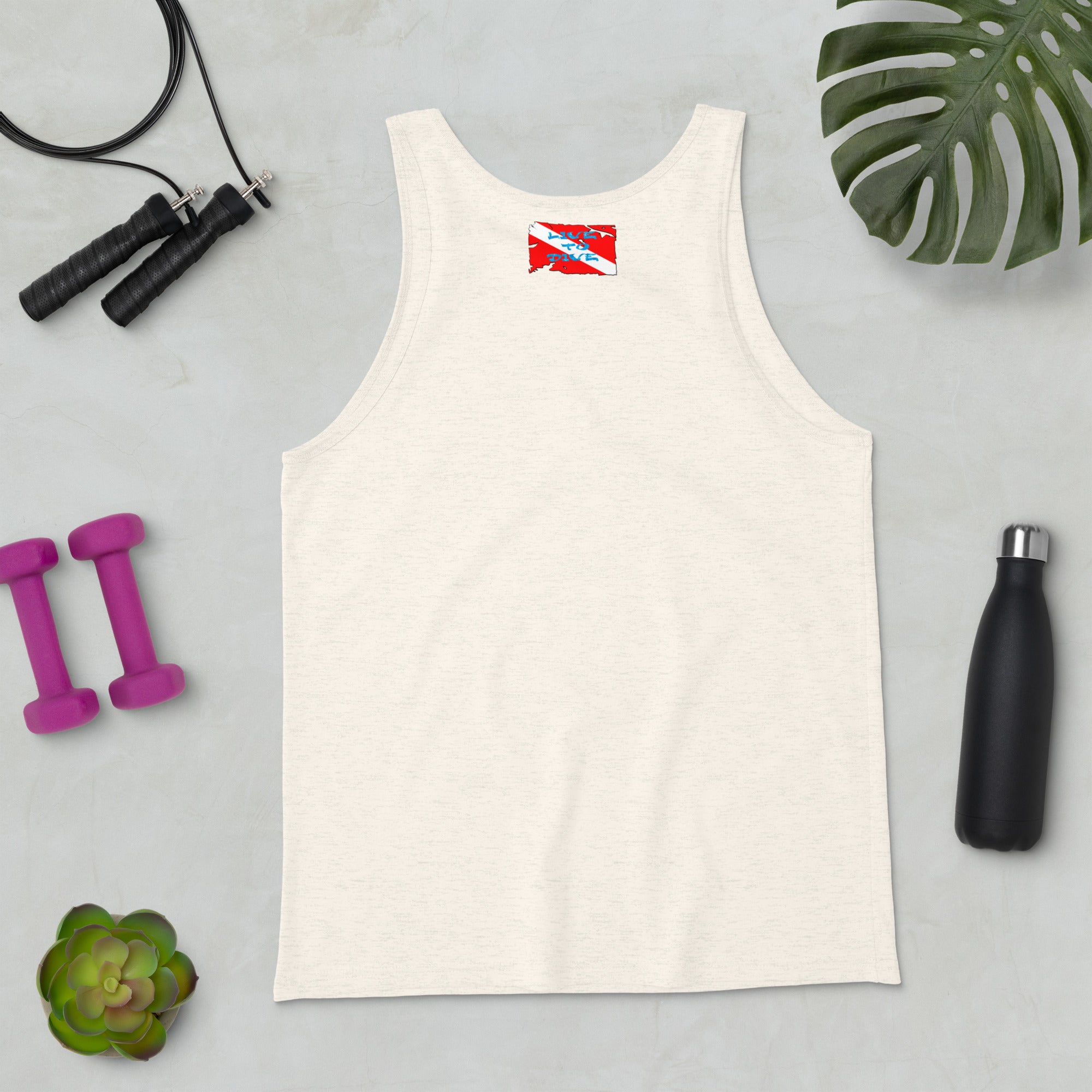 Tank Top Shark Jaw W/Spears