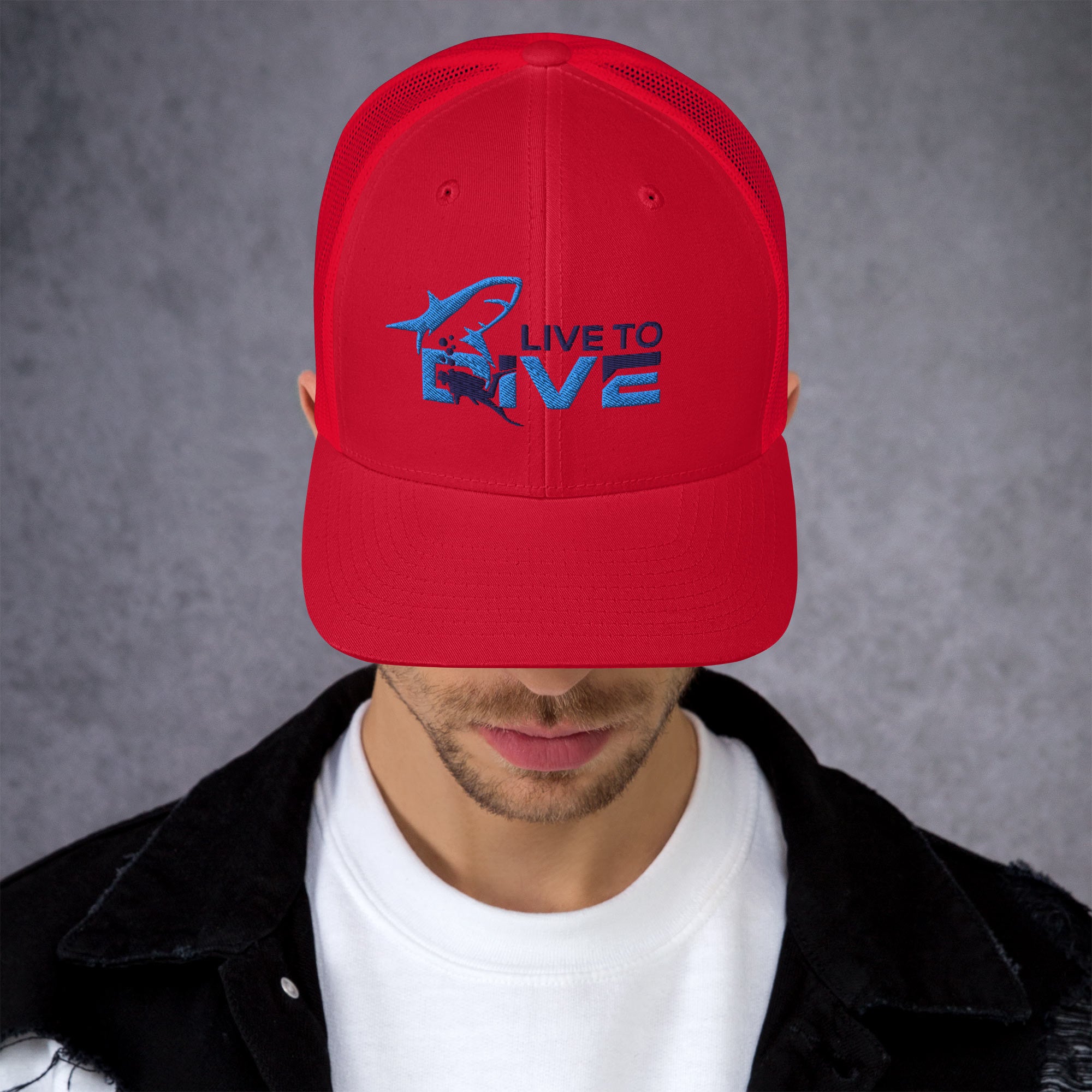 Trucker Cap W/Shark