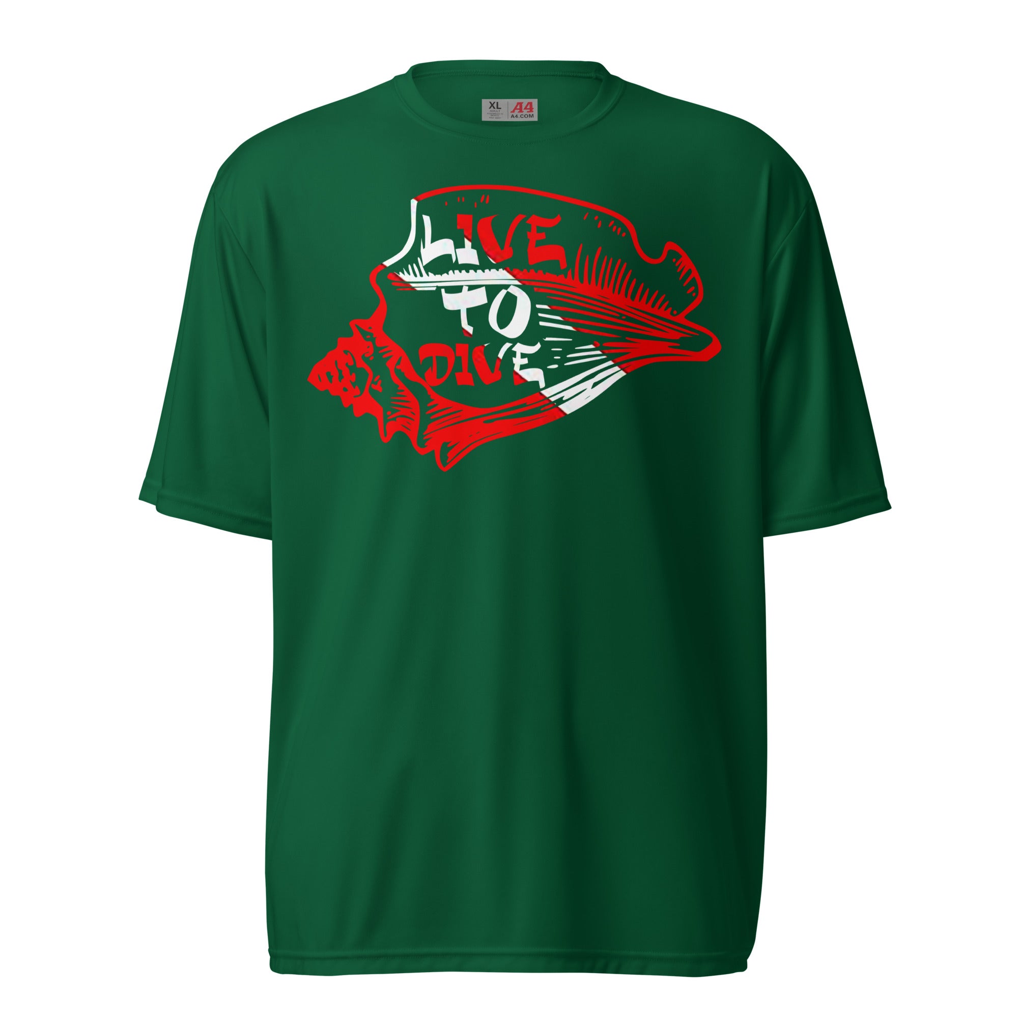 Dive Flag Conch Performance Shirt