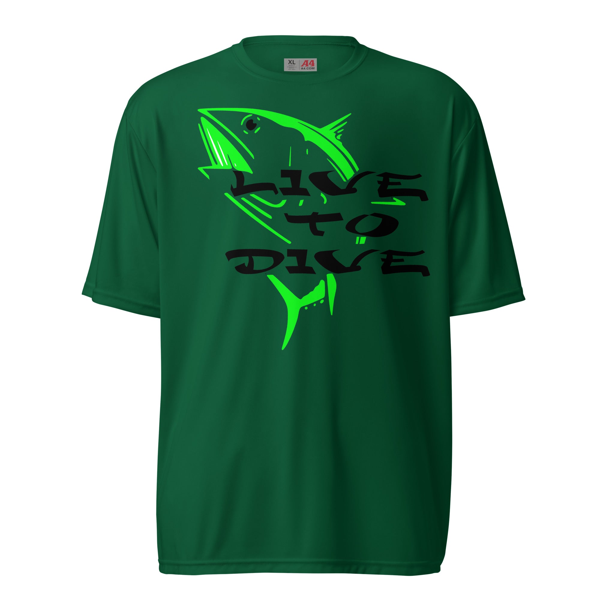 Bright Green Tuna Performance Shirt