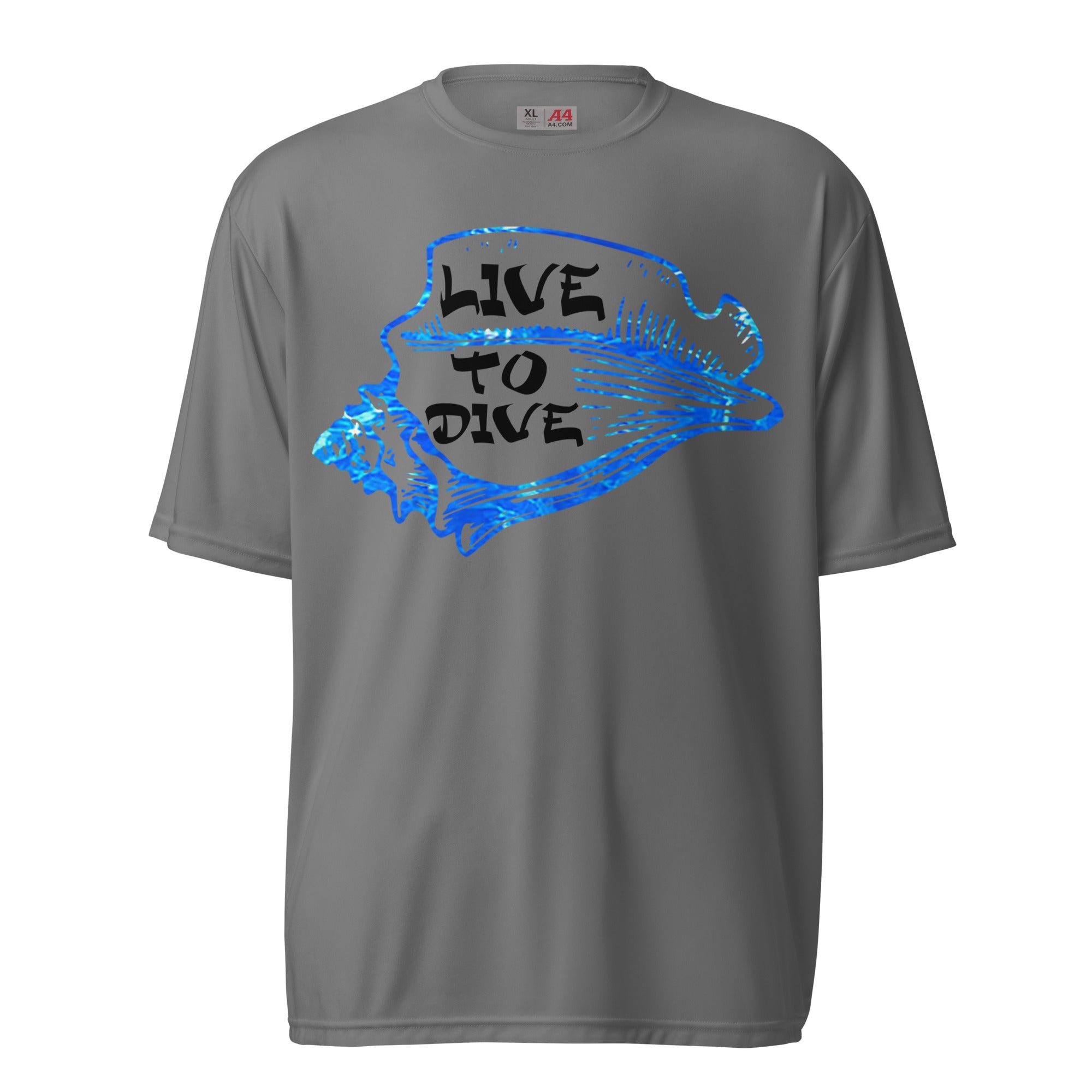 Water Pattern Conch Performance Shirt