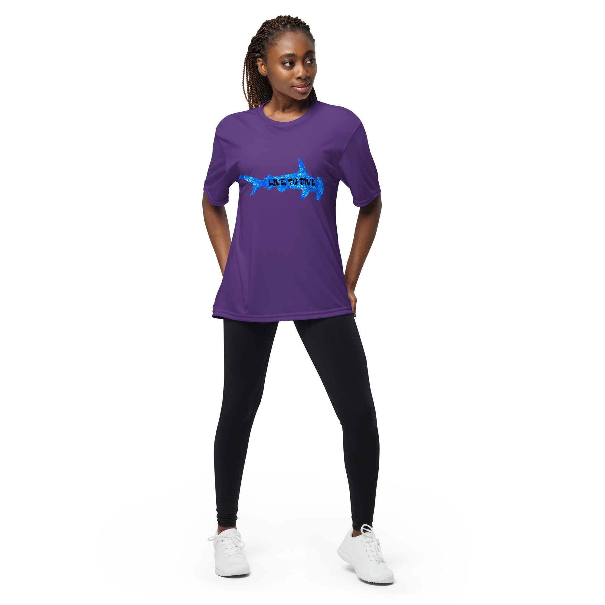 Hammerhead Water Pattern Performance Shirt