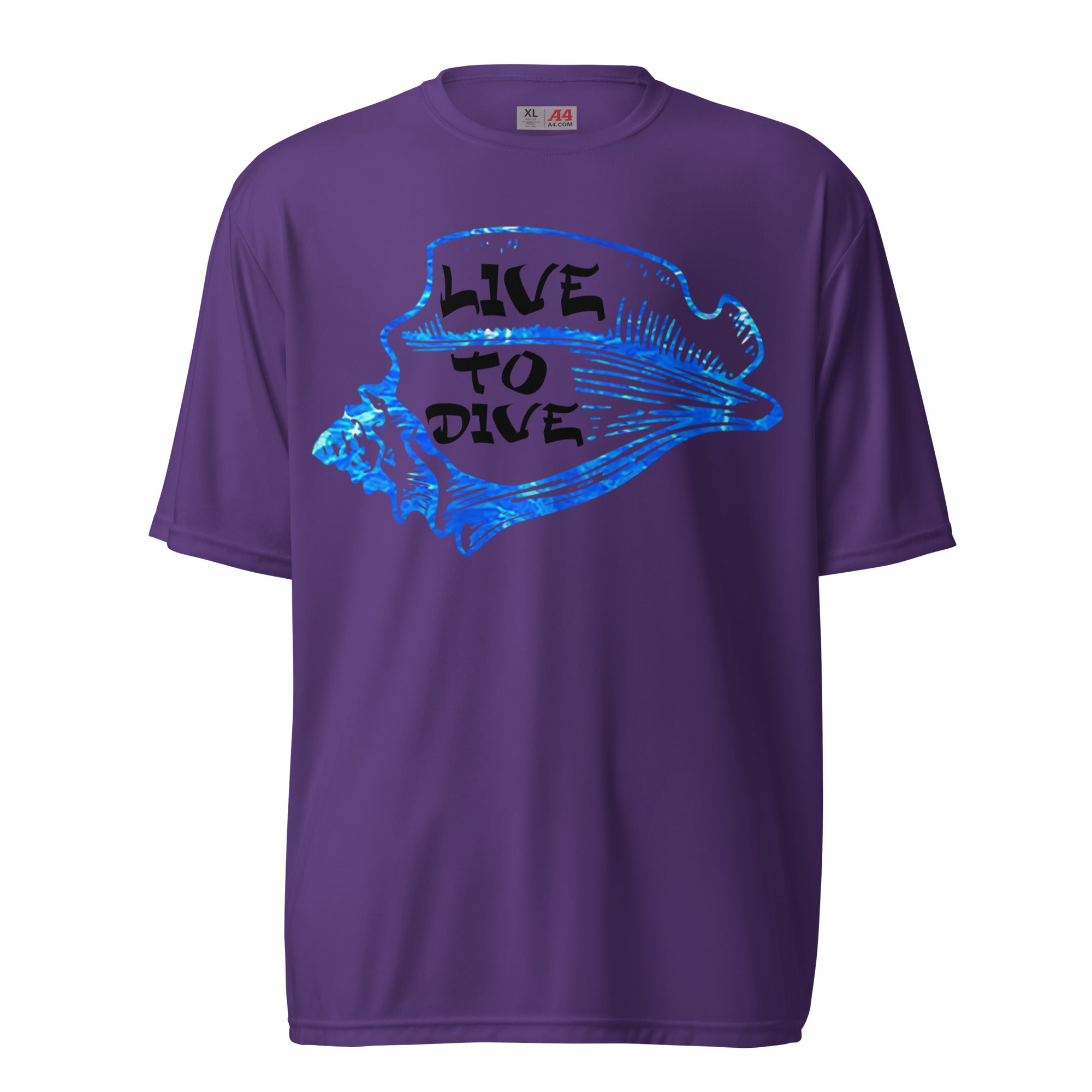 Water Pattern Conch Performance Shirt