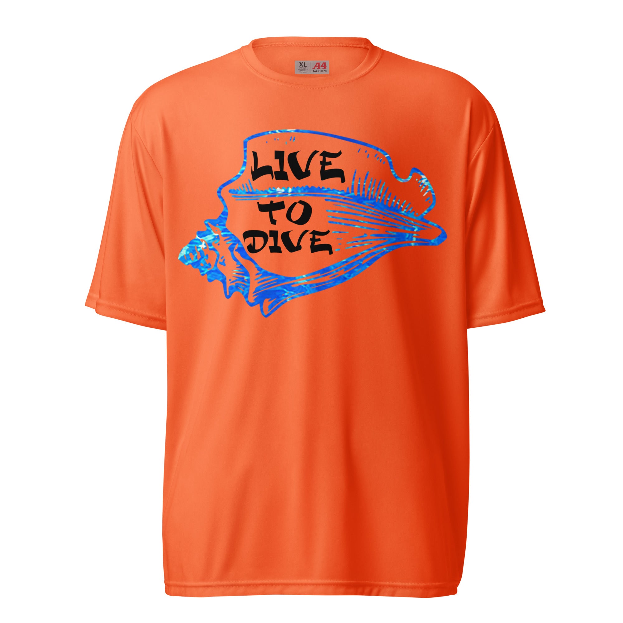 Water Pattern Conch Performance Shirt