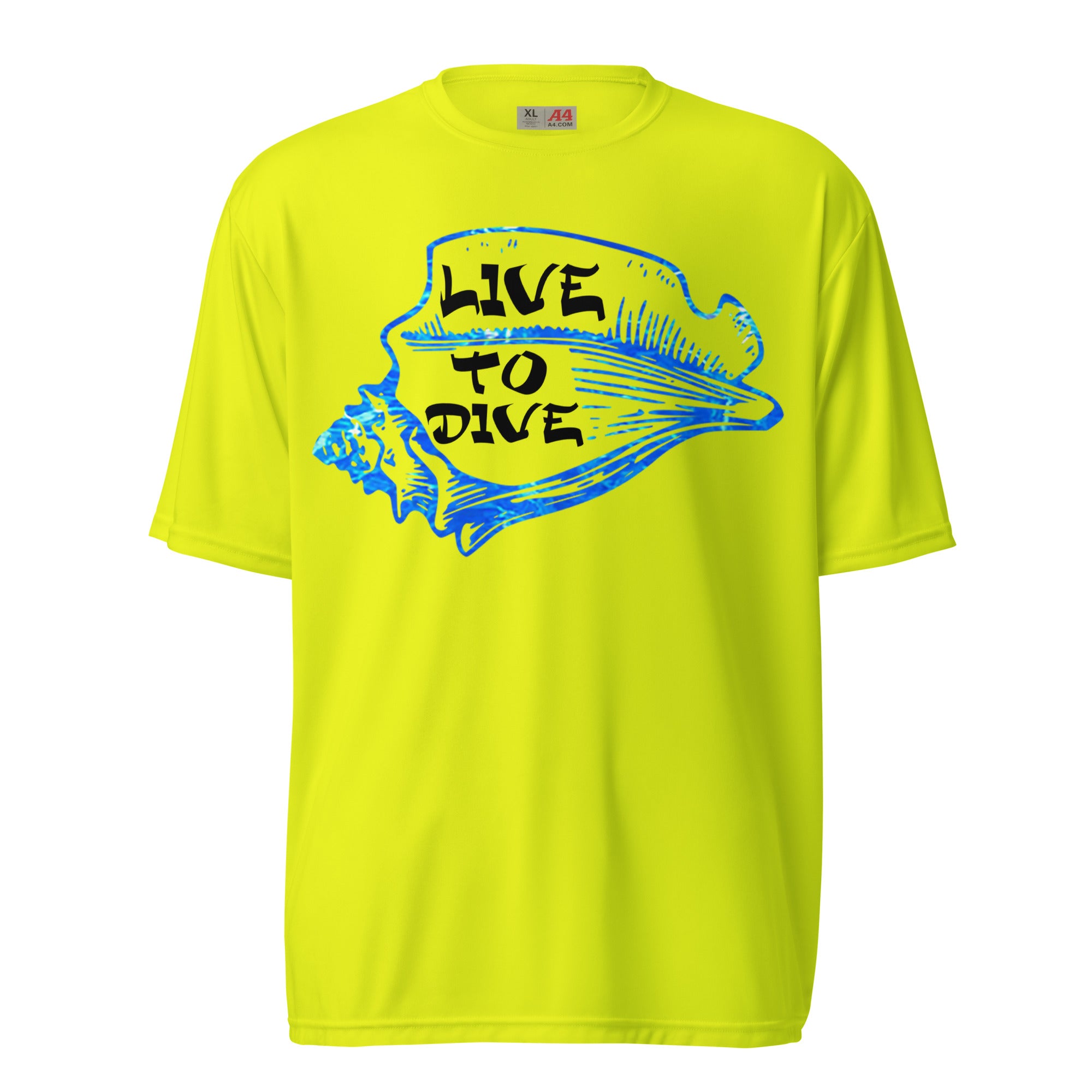 Water Pattern Conch Performance Shirt
