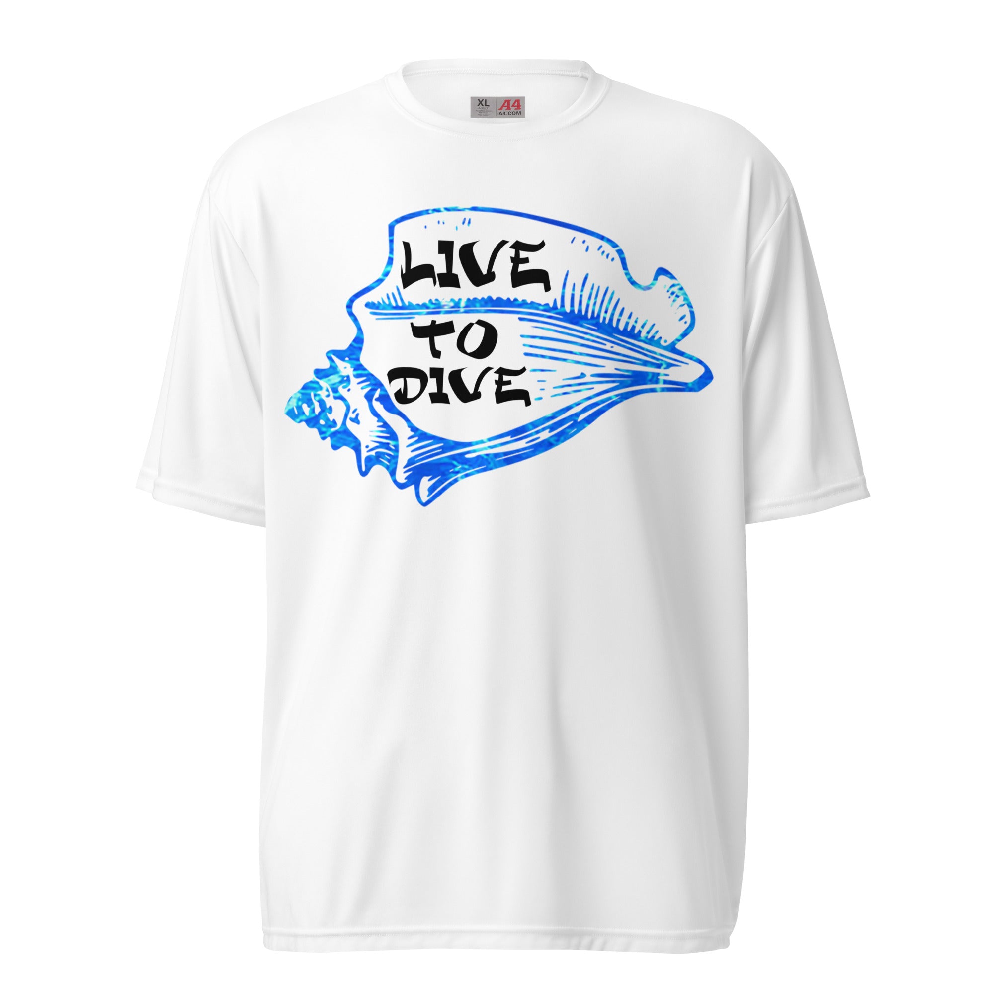 Water Pattern Conch Performance Shirt