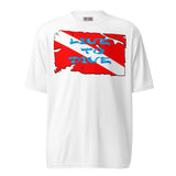 Live To Dive Flag Performance Shirt