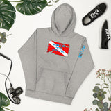 Unisex Hoodie Live To Dive Flag