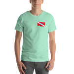 Live To Dive flag w/ spearo shirt