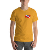 Live To Dive flag w/ spearo shirt