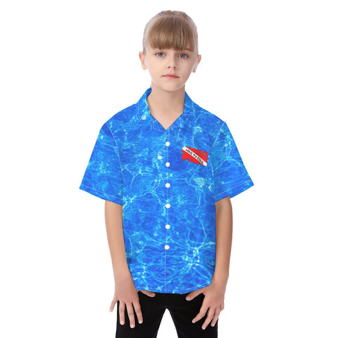 Kid's Hawaiian Vacation Shirt, Flag