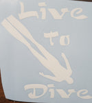 Live to dive freediver.