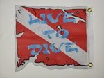 14" x 16" Dive Flag.