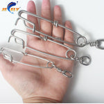 5PCS stainless steel tuna clip AS3-AS5 snap with B.L swivel.