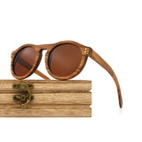 Handmade Wooden Polarized Sunglasses, With Wooden Box.
