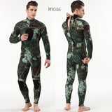 Men's 3mm wetsuits Camouflage neoprene.