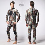 Men's 3mm wetsuits Camouflage neoprene.