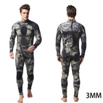 Men's 3mm wetsuits Camouflage neoprene.