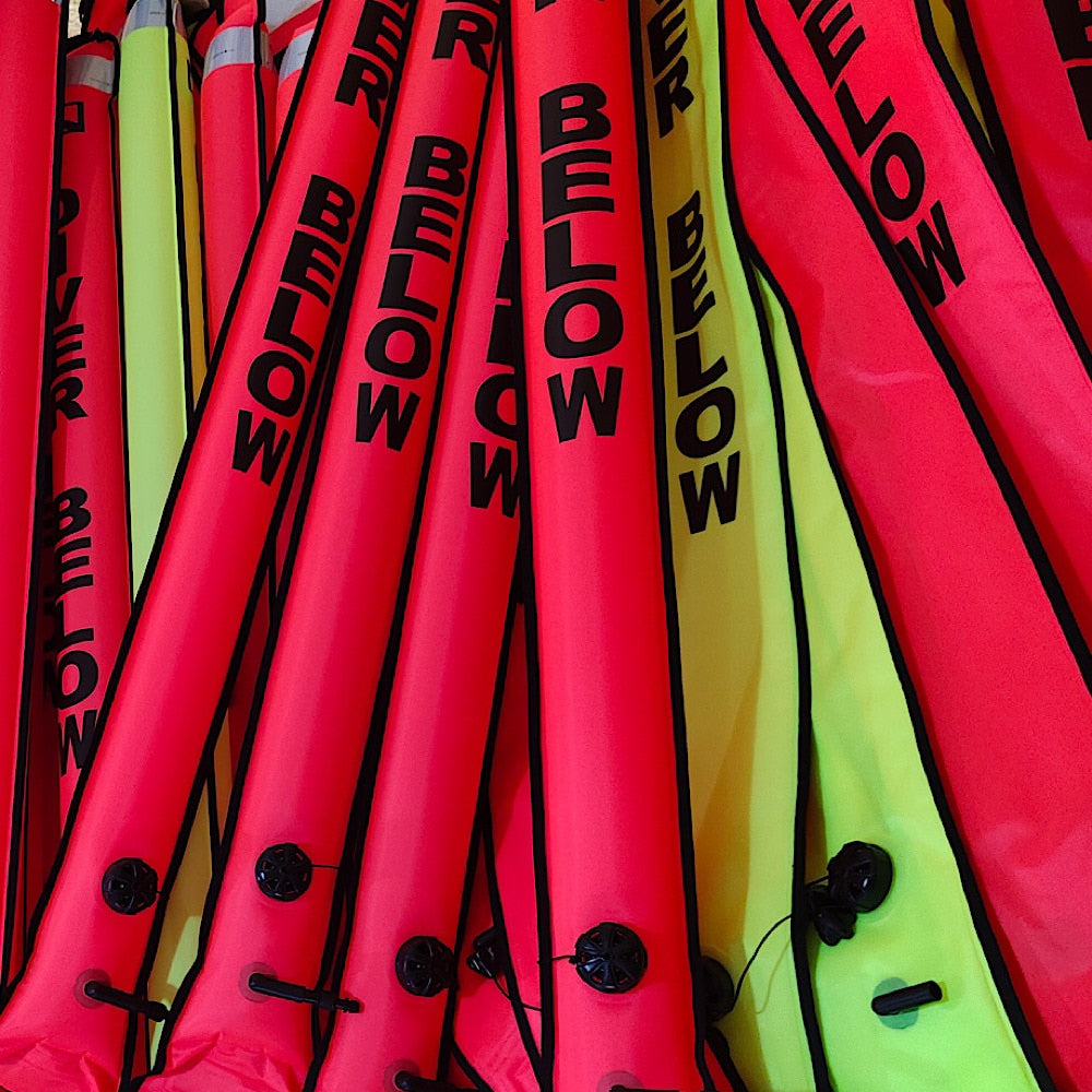 18CM*180CM Scuba Diving Surface Marker Buoy SMB