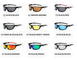 Polarized Sunglasses, Men Square Sports Sun Glasses.