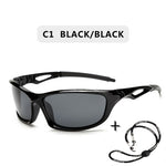 Polarized Sunglasses, Men Square Sports Sun Glasses.