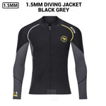 Scuba Diving Suit 1.5MM Wetsuit for Men Neoprene Underwater Fishing Kitesurf Surf Surfing Spearfishing Jacket Pants Clothes