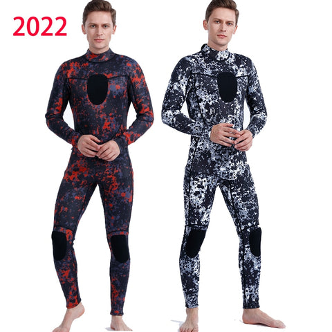 Men's 3mm wetsuits Camouflage neoprene.