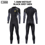 Scuba Diving Suit 1.5MM Wetsuit for Men Neoprene Underwater Fishing Kitesurf Surf Surfing Spearfishing Jacket Pants Clothes