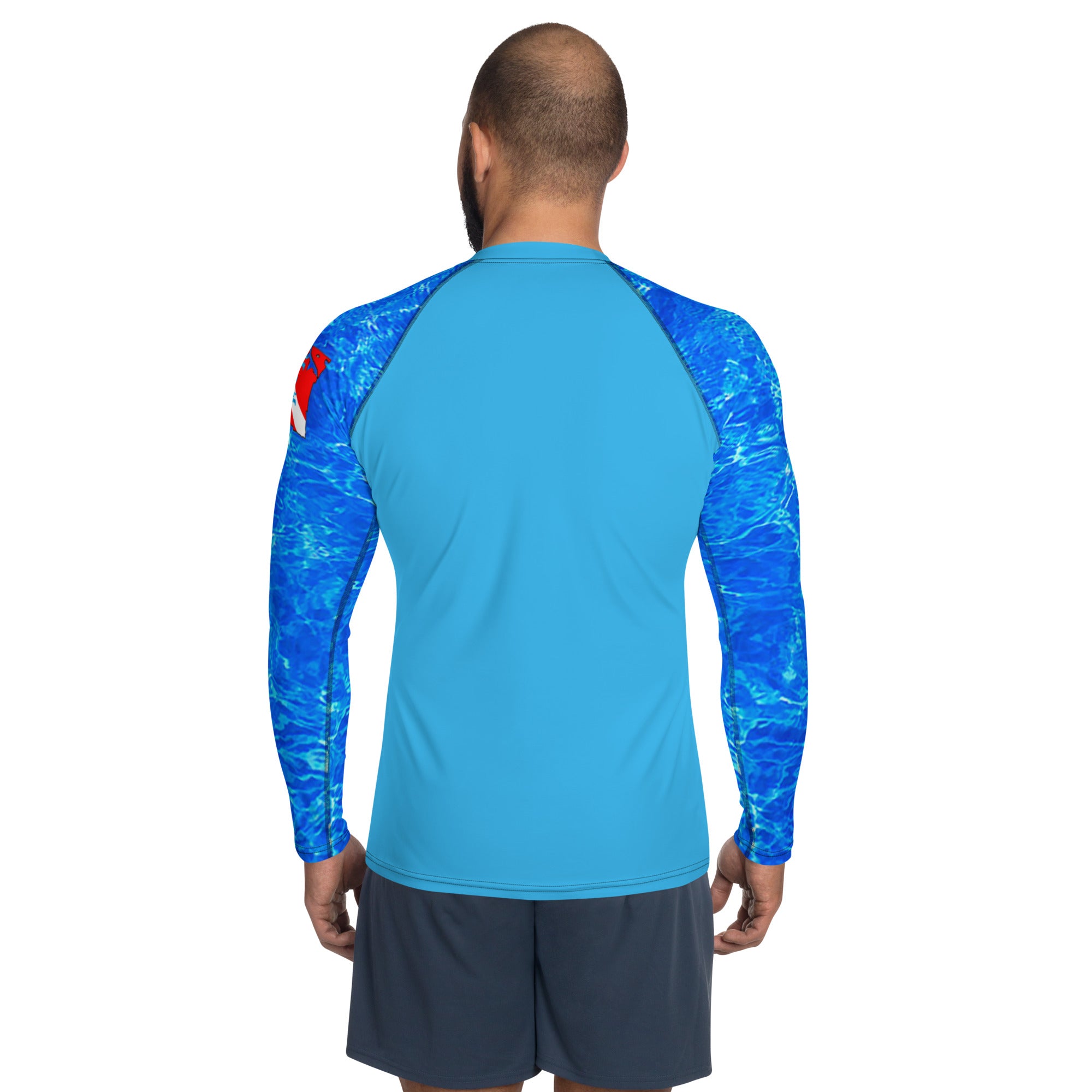 Men's Rash Guard Shark Jaw