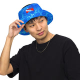 Reversible bucket hat Dive Flag