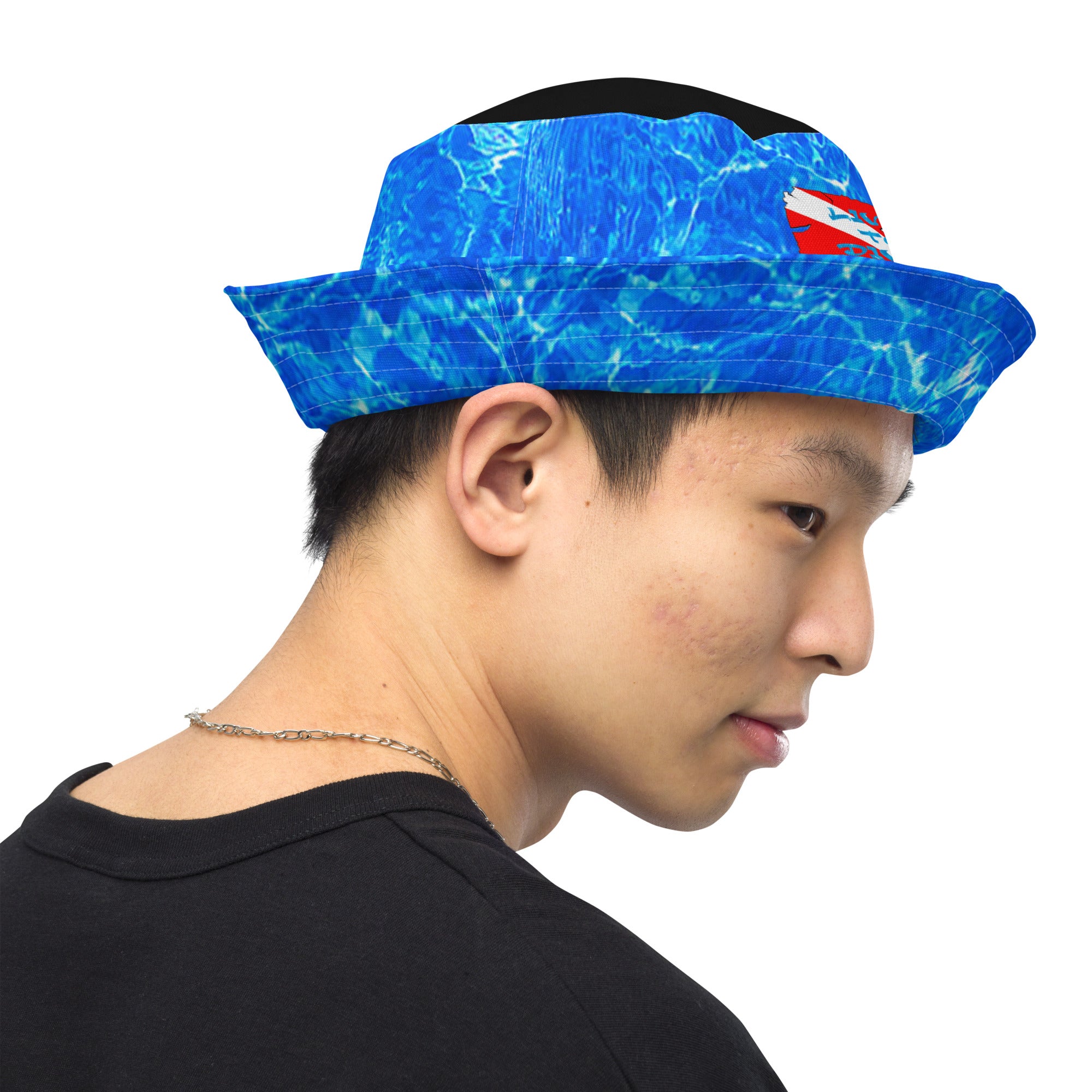 Reversible bucket hat Dive Flag