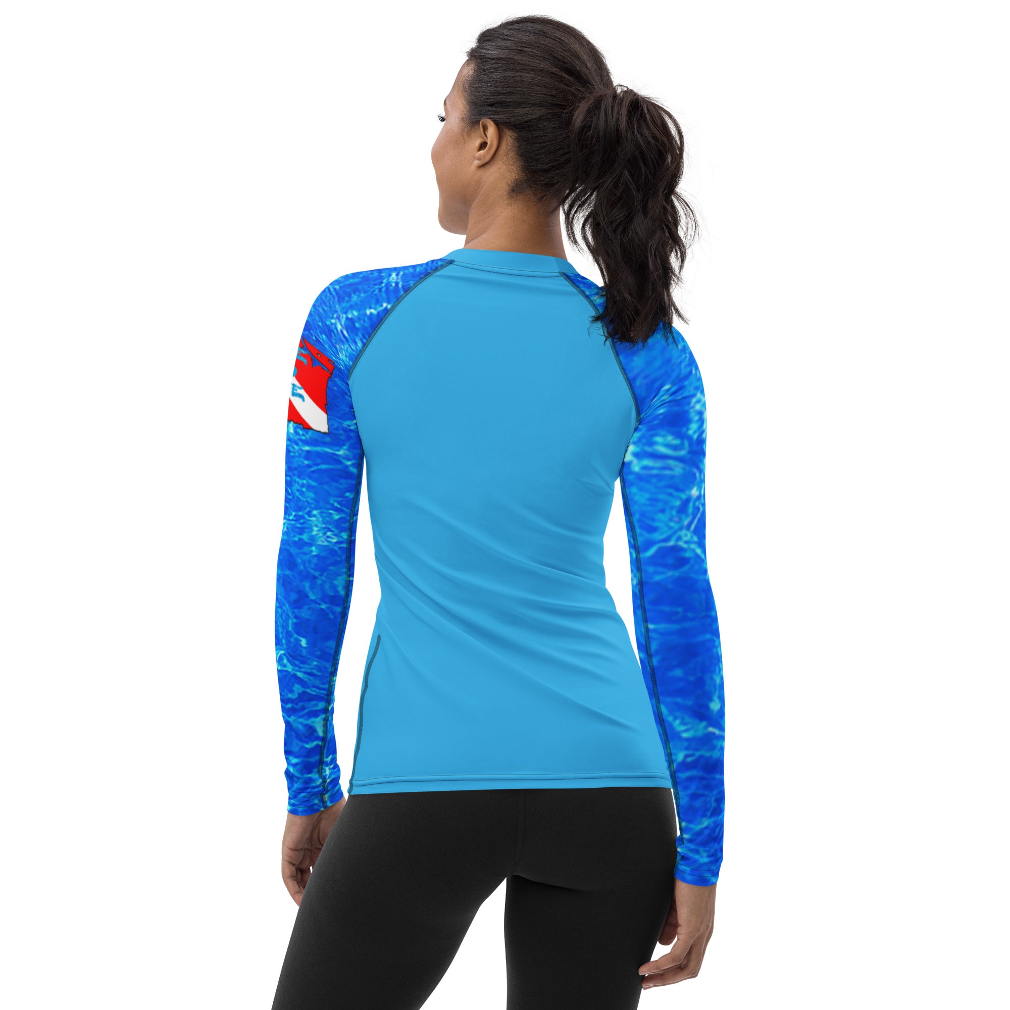 Women's Rash Guard Shark Jaw