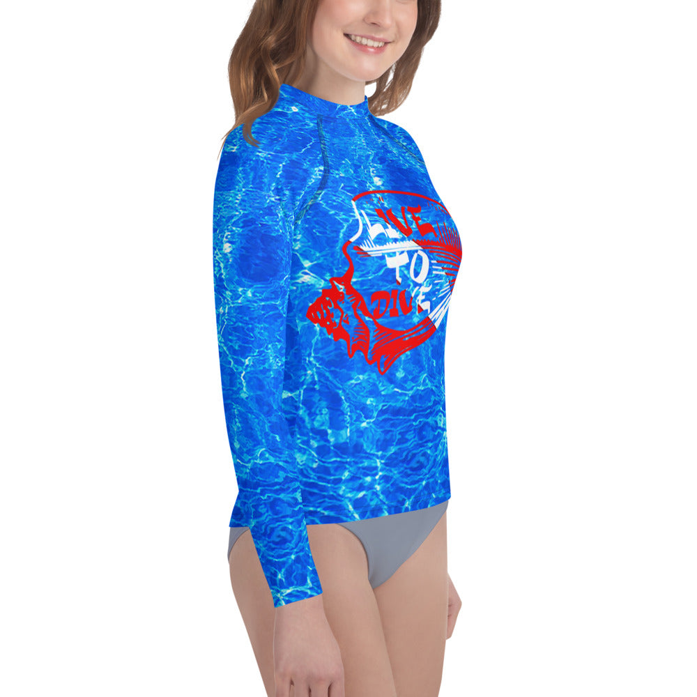 Youth Rash Guard Conch