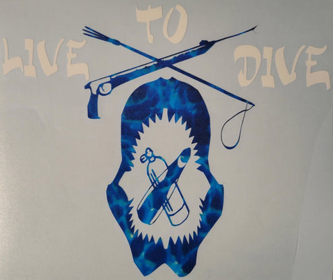 Live To Dive Spearo