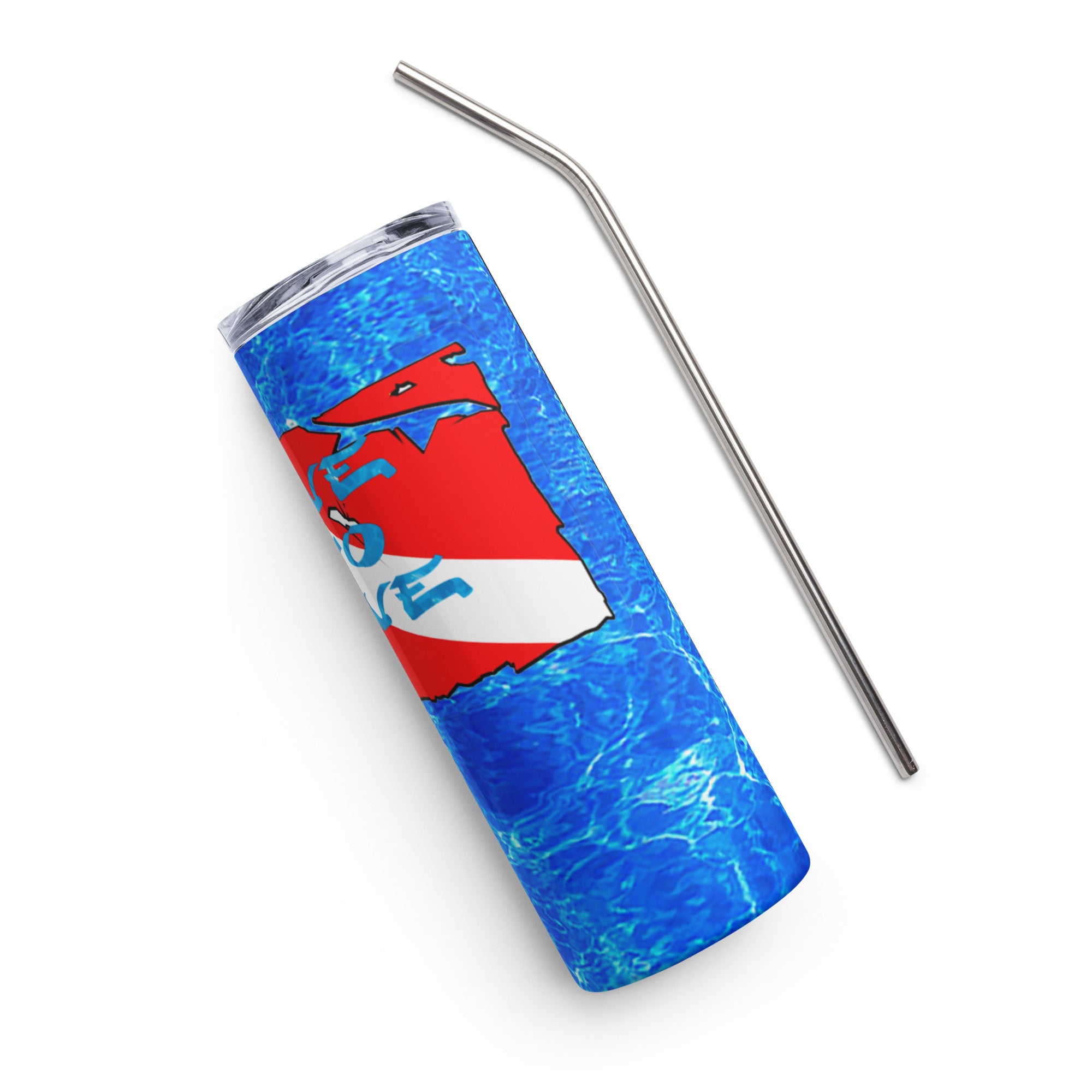 Stainless steel tumbler Dive Flag