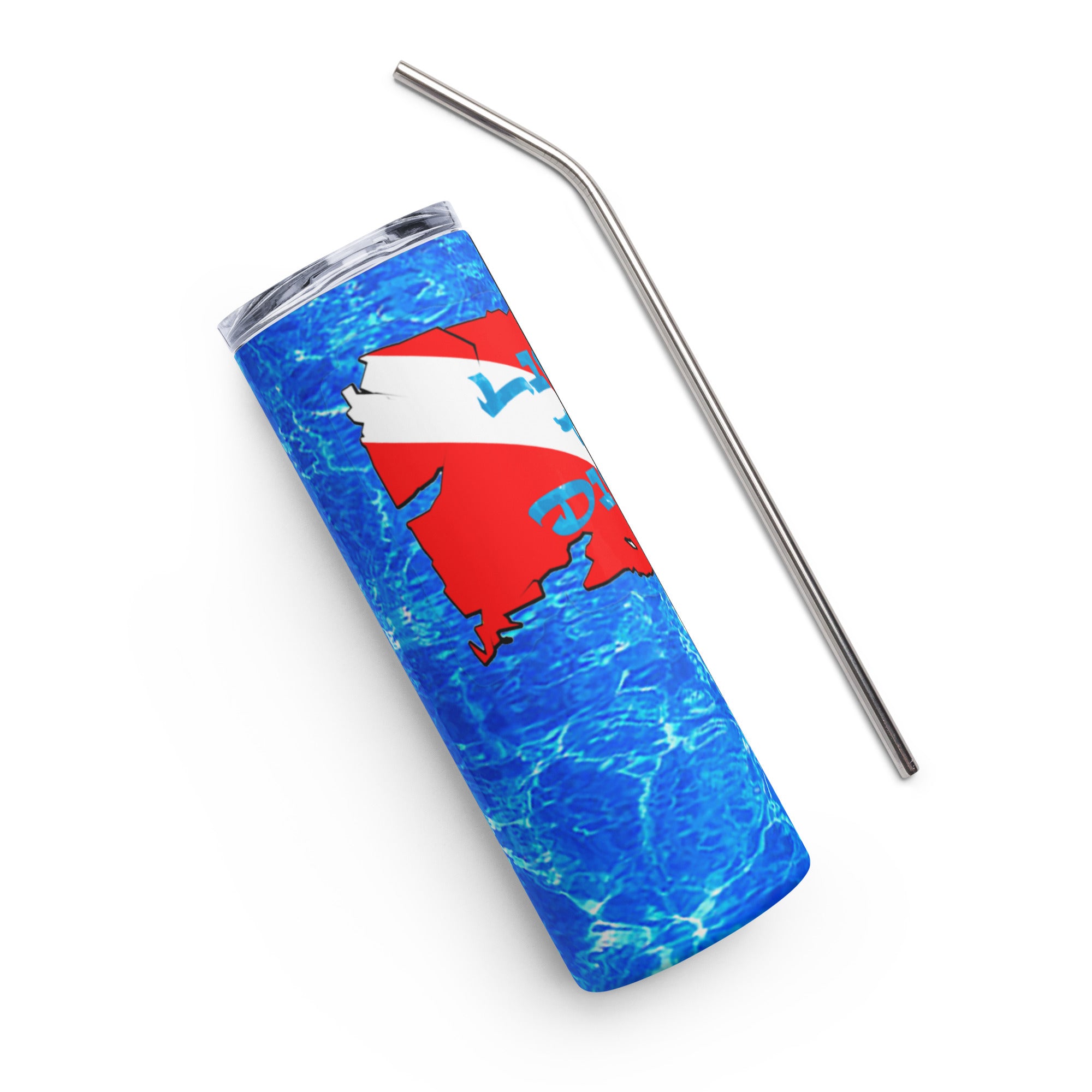 Stainless steel tumbler Dive Flag